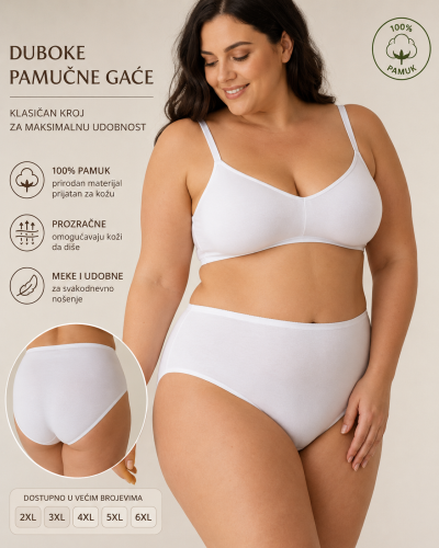 Gaćice Pamučne Bianca 132