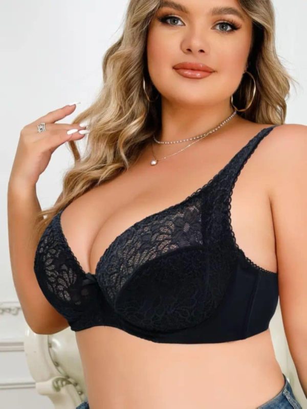 Seksi grudnjak od čipke za punije dame 24555 - Slika 8