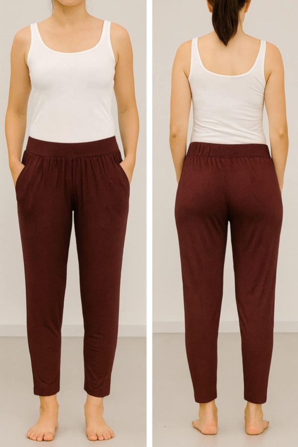 Ženske viskozne pantalone 250806