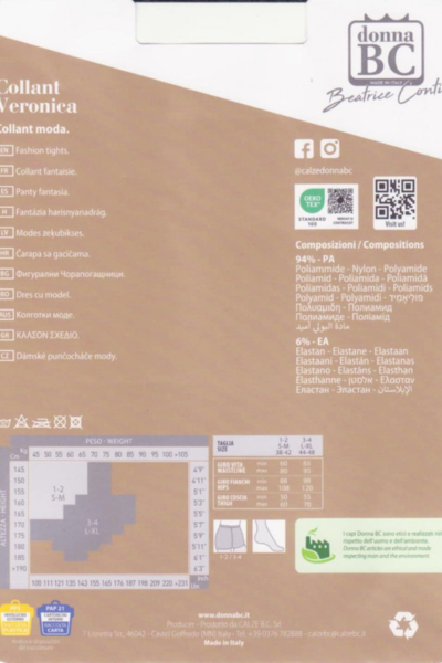 Hulahop čarapa Donna Veronica 20 - Слика 3