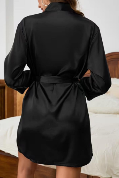 Satenski ogrtač kratki 251088 - Слика 2